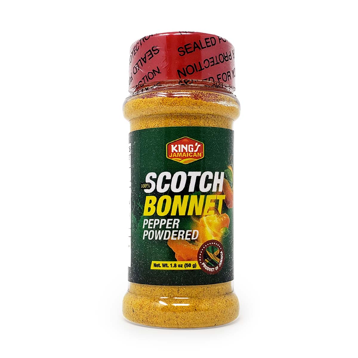 King's Jamaican 100% Jamaican Scotch Bonnet Peppers Powdered, 1.6oz